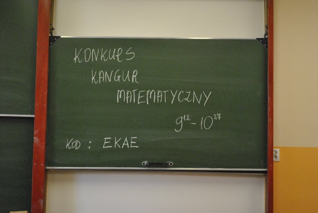 Miniaturka — 2014/2015 - Konkurs matematyczny Kangur 2015