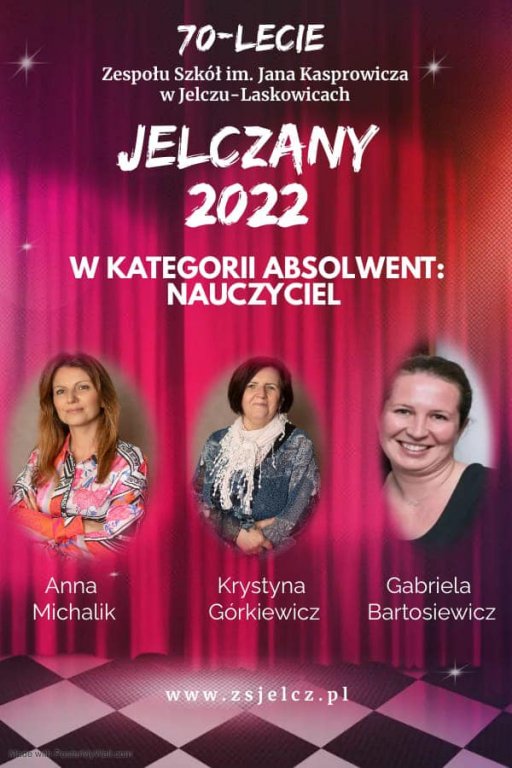 Miniaturka — 2022/2023 - Plebiscyt JELCZANY 1952-2022 z okazji 70-lecia ZS im. J. Kasprowicza!